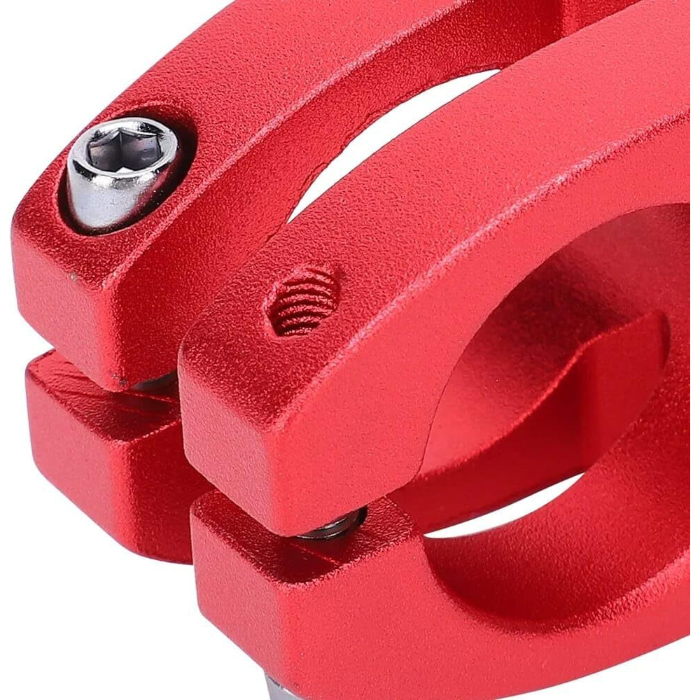 FASTPED Bicycle Handle Stem 31.8mm with 31.8mm Aluminum Alloy MTB Handlebar Riser Bar for Mountain Bike 720 780MM (Red) (D)