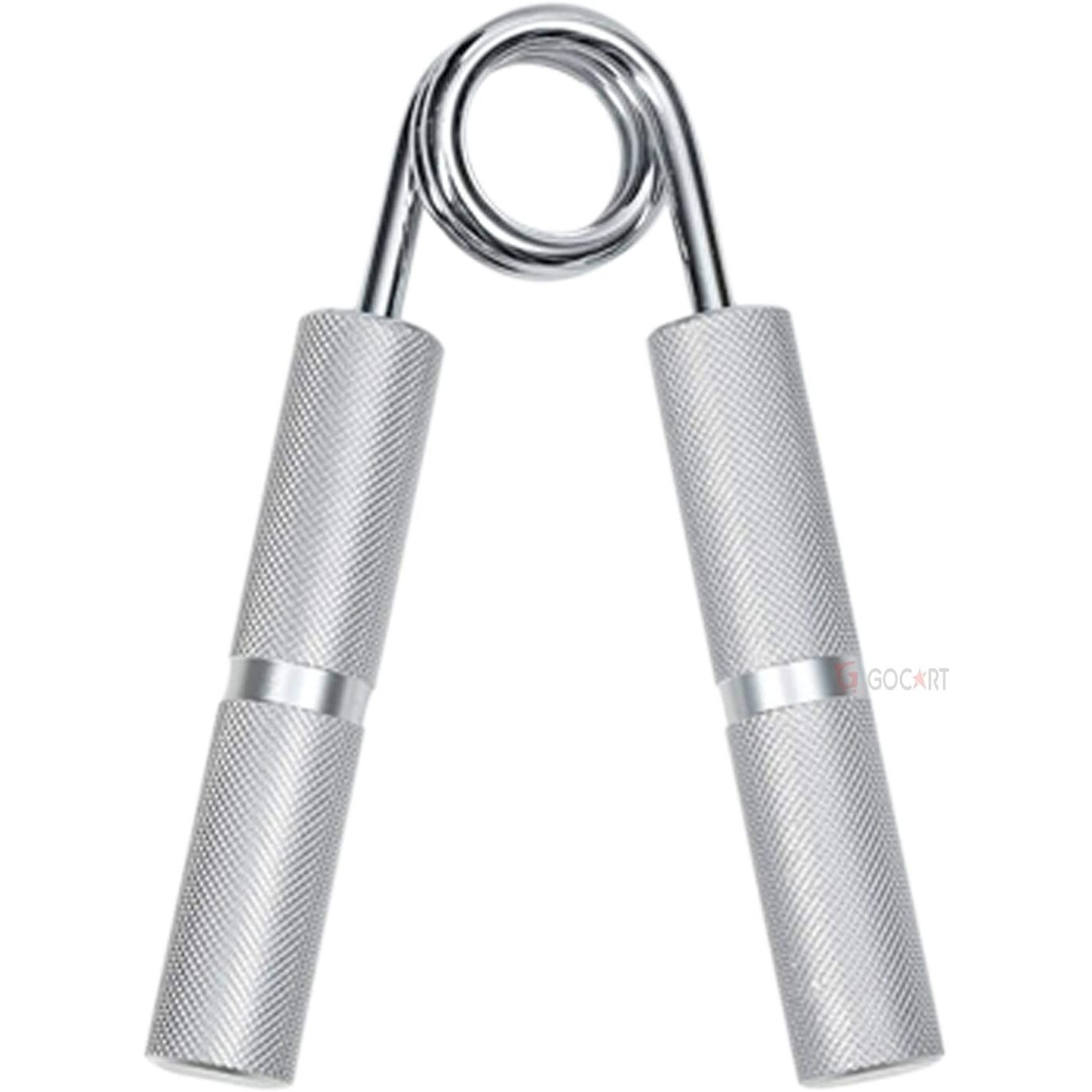 GOCART WITH G LOGO 65-70 KG Hand Grip Strengthener Strength Trainer Adjustable Resistance Exerciser 150lbs Hand Grip Fitness Grip (SILVER)