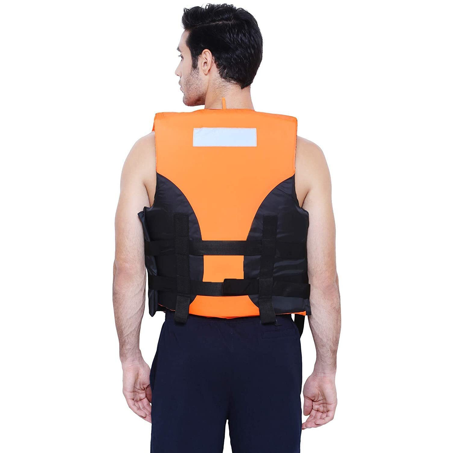 Jilani Polyester Adult Safety Life Jacket (Orange)
