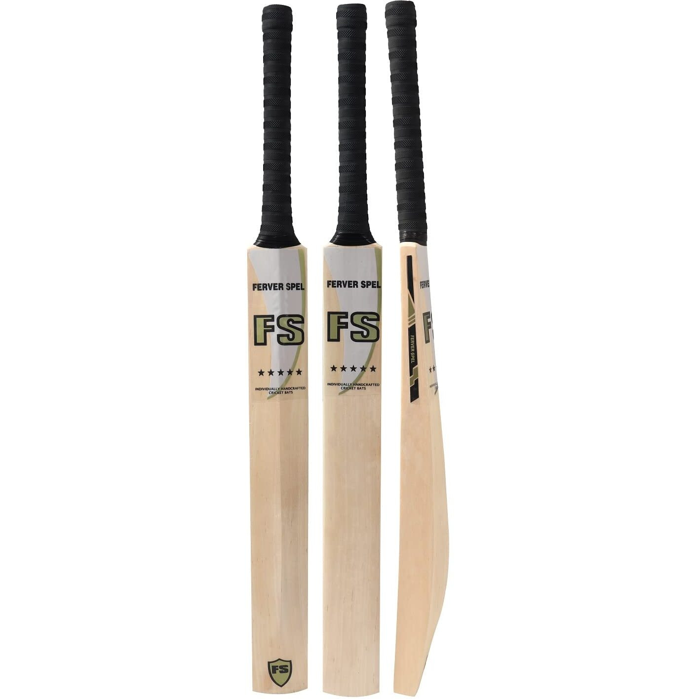 FERVOR SPEL FS - Middler Kashmir Willow Cricket Bat (Size SH)