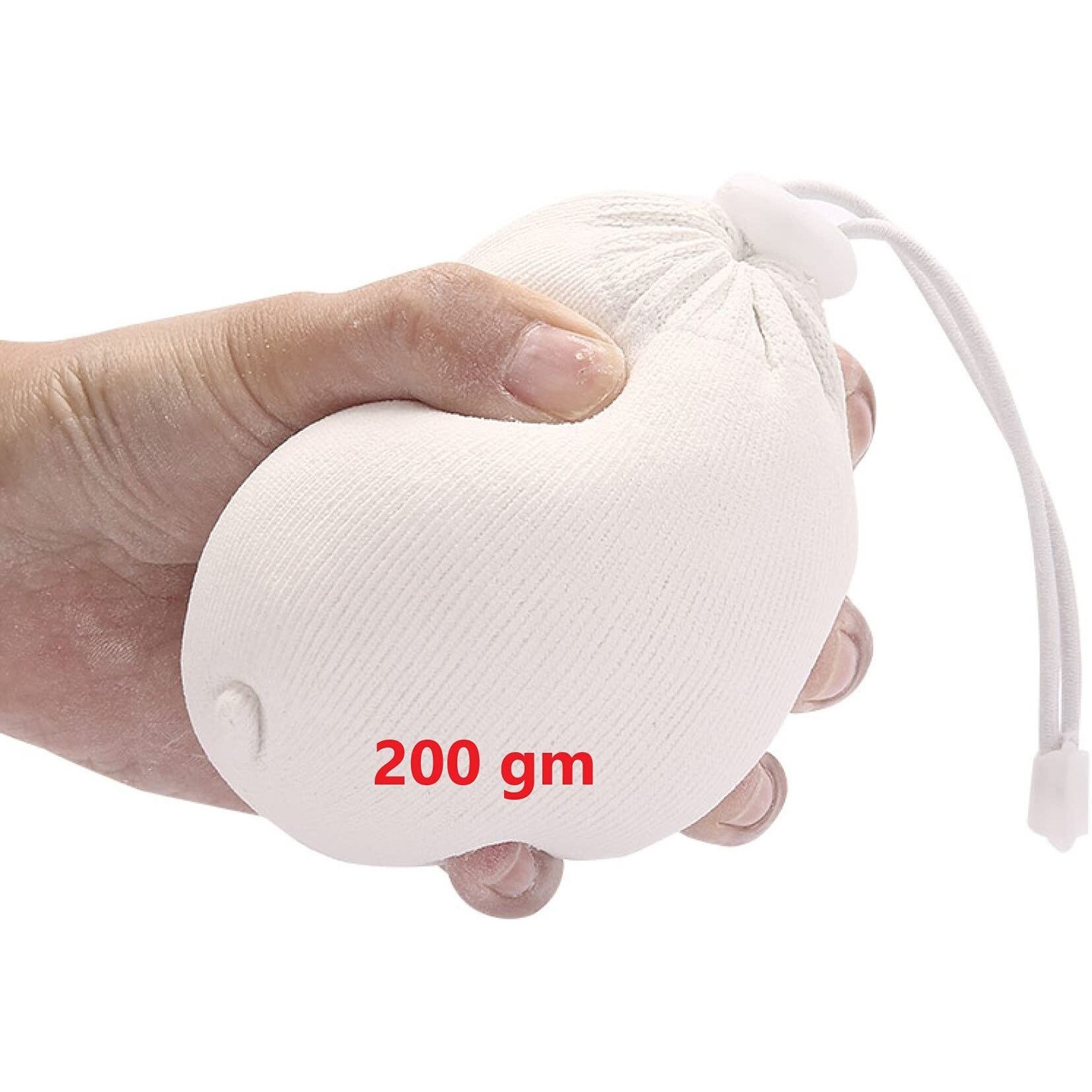Shopoflux Gym Chalk Powder for Powerlifting, Weightlifting, Gymnastics Rock Climbing-Strong Grip (White) (Approx 200gm)