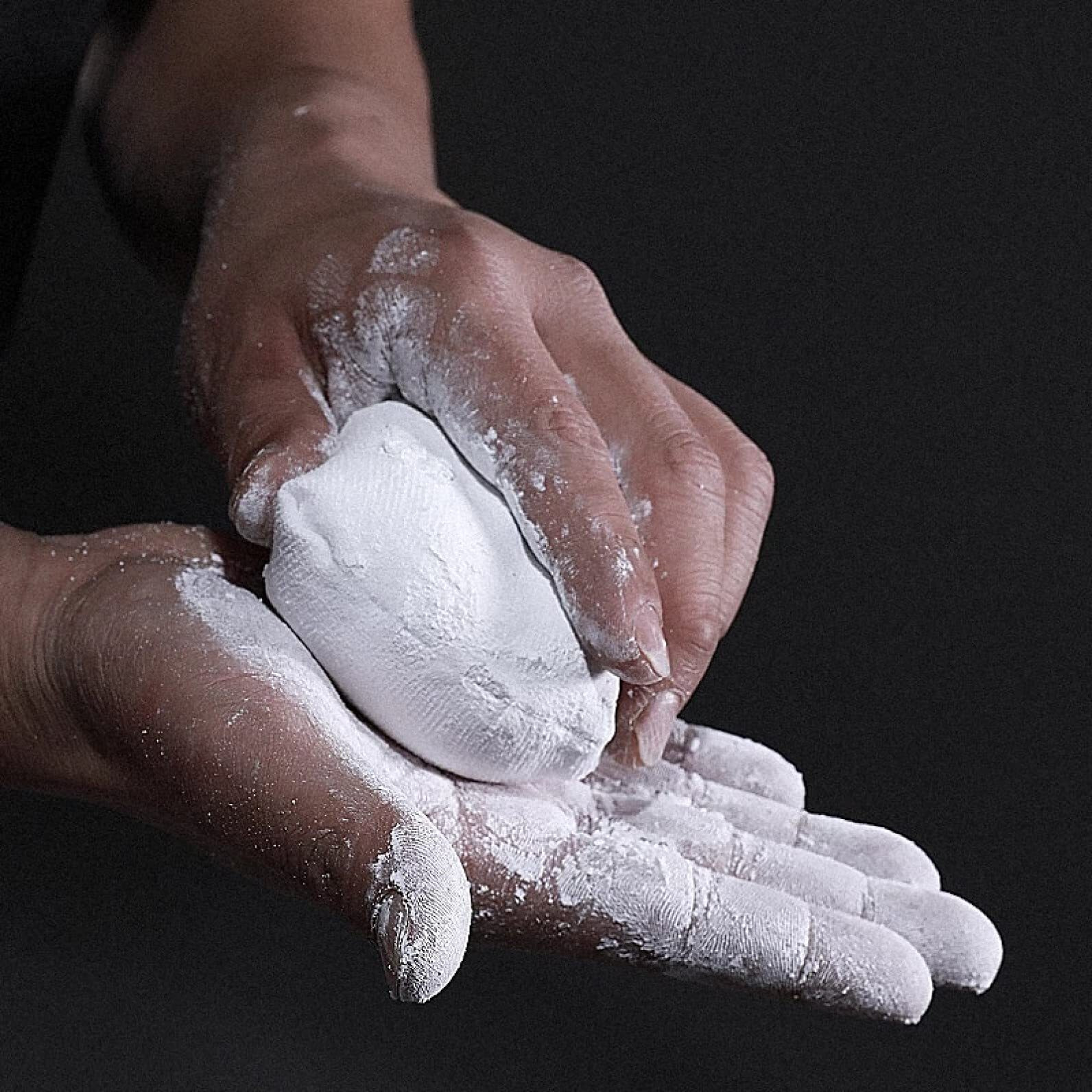 Shopoflux Gym Chalk Powder for Powerlifting, Weightlifting, Gymnastics Rock Climbing-Strong Grip (White) (Approx 200gm)