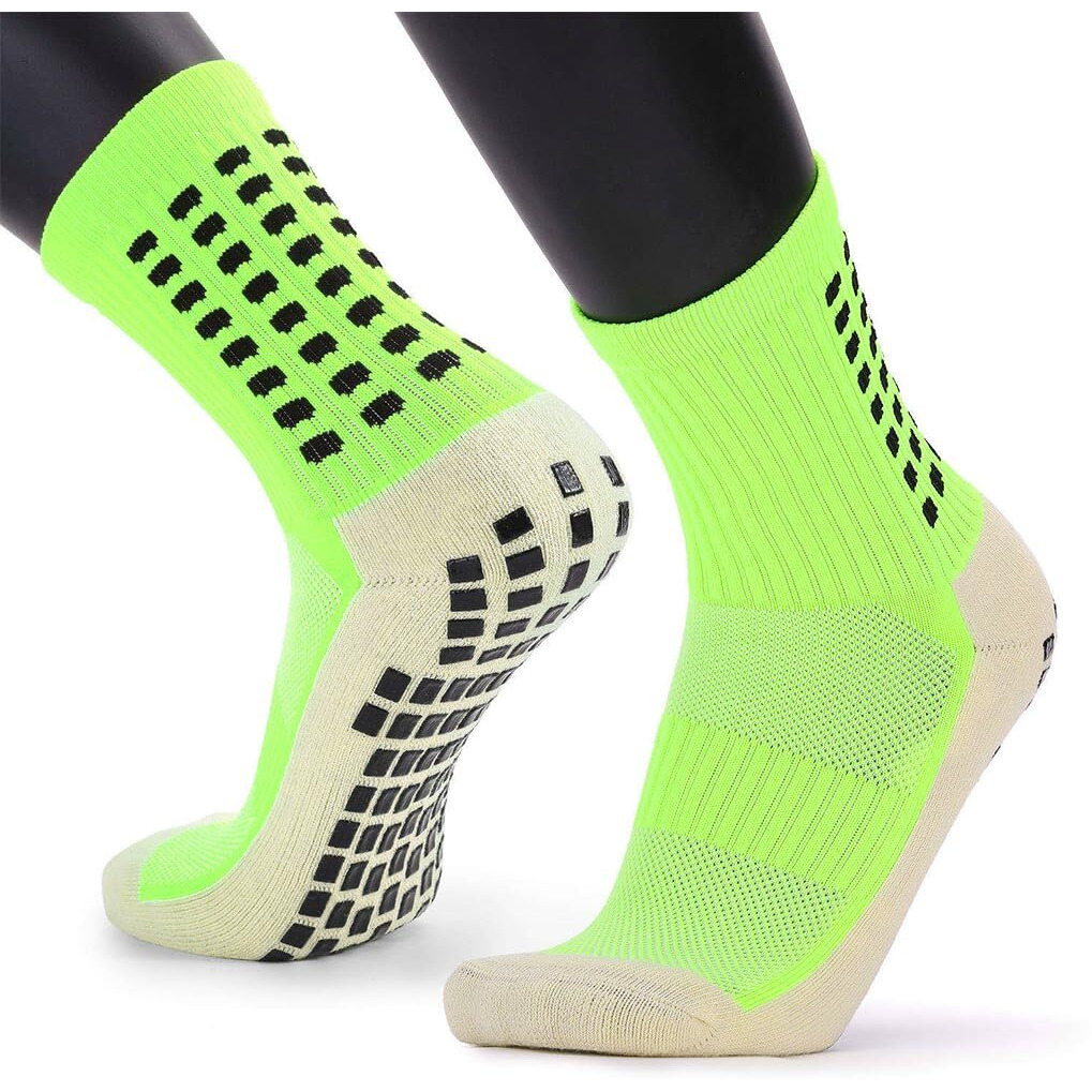 PROBEROS Ankle Length Socks for Badminton Soccer Running Gym & Indoor Training Green