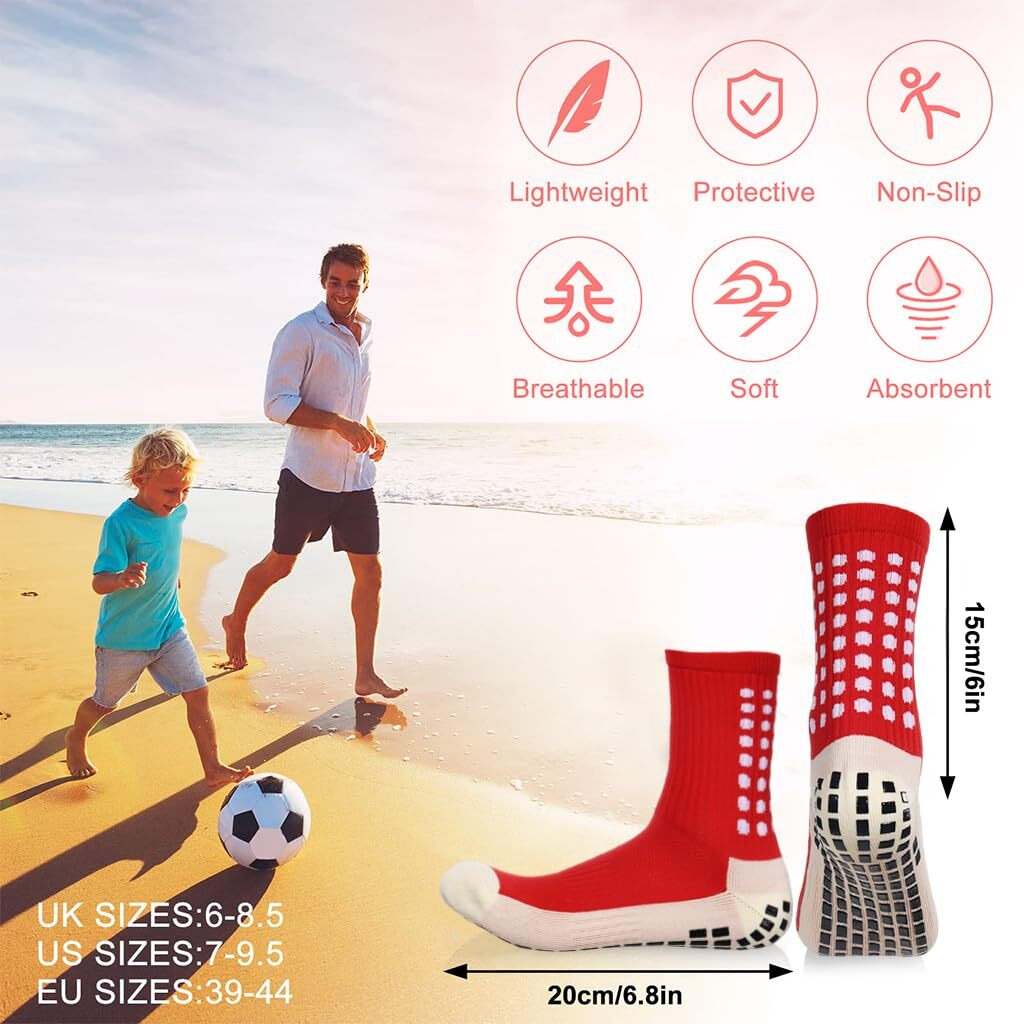 PROBEROS Badminton Soccer Running Gym & Indoor Training Red