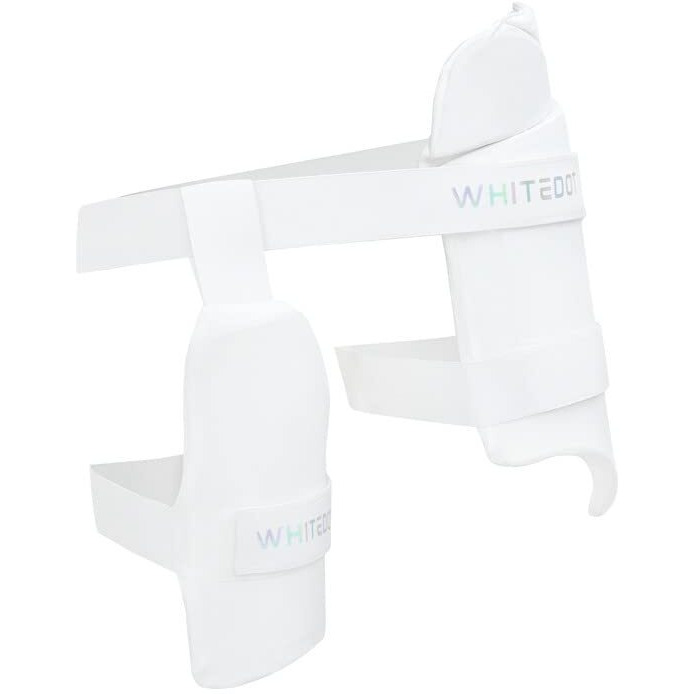 Whitedot Dot 2.1 Combo Thigh Guard||Suitable Foor Boys Right Hand||White||
