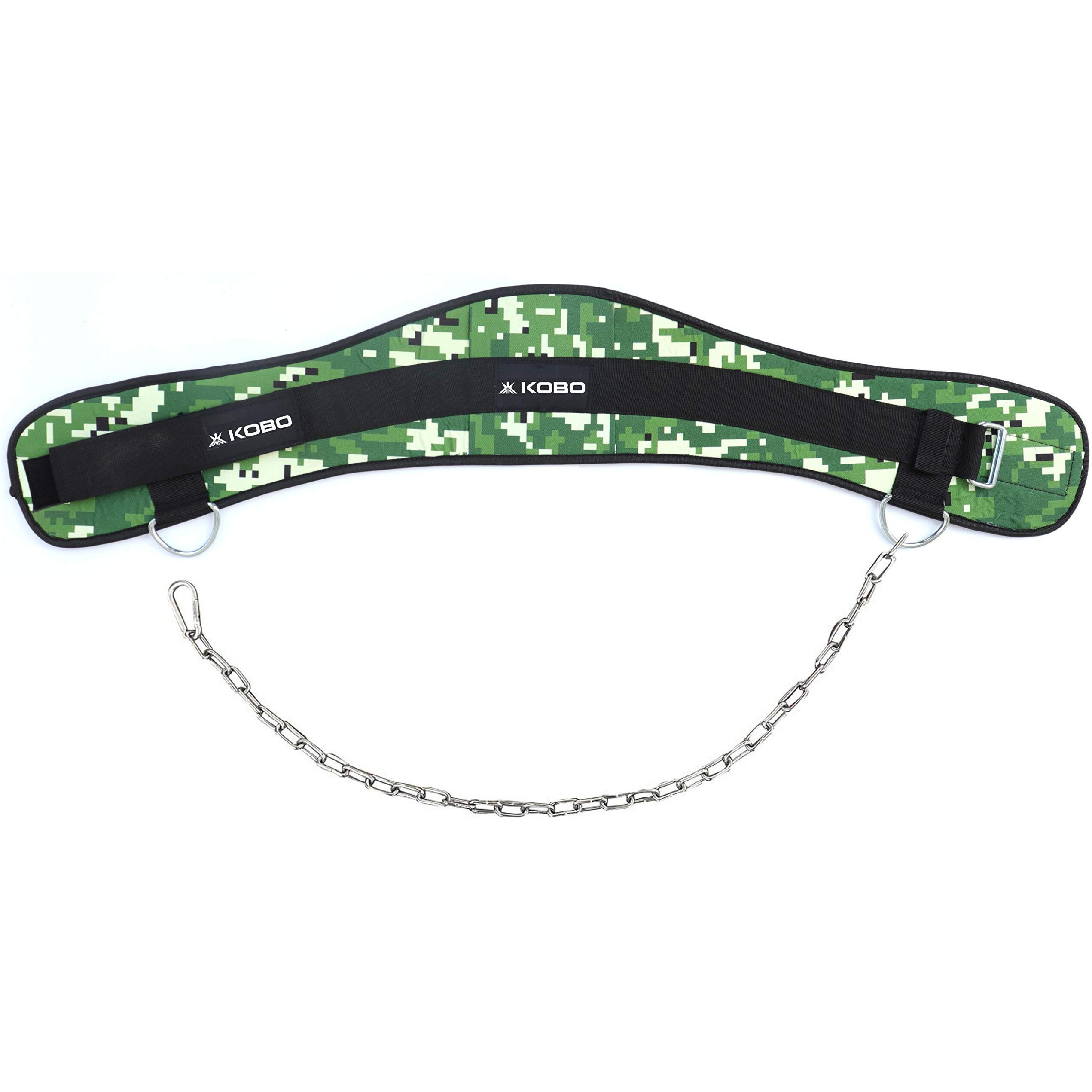 Kobo Professional Dip Belt with Heavy Duty Metal Chain Dipping Belt (Imported) (LARGE, CONVERTIBLE DIPPING BELT)