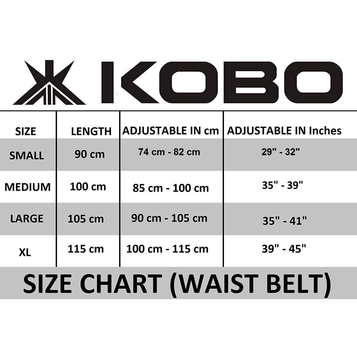Kobo Professional Dip Belt with Heavy Duty Metal Chain Dipping Belt (Imported) (LARGE, CONVERTIBLE DIPPING BELT)