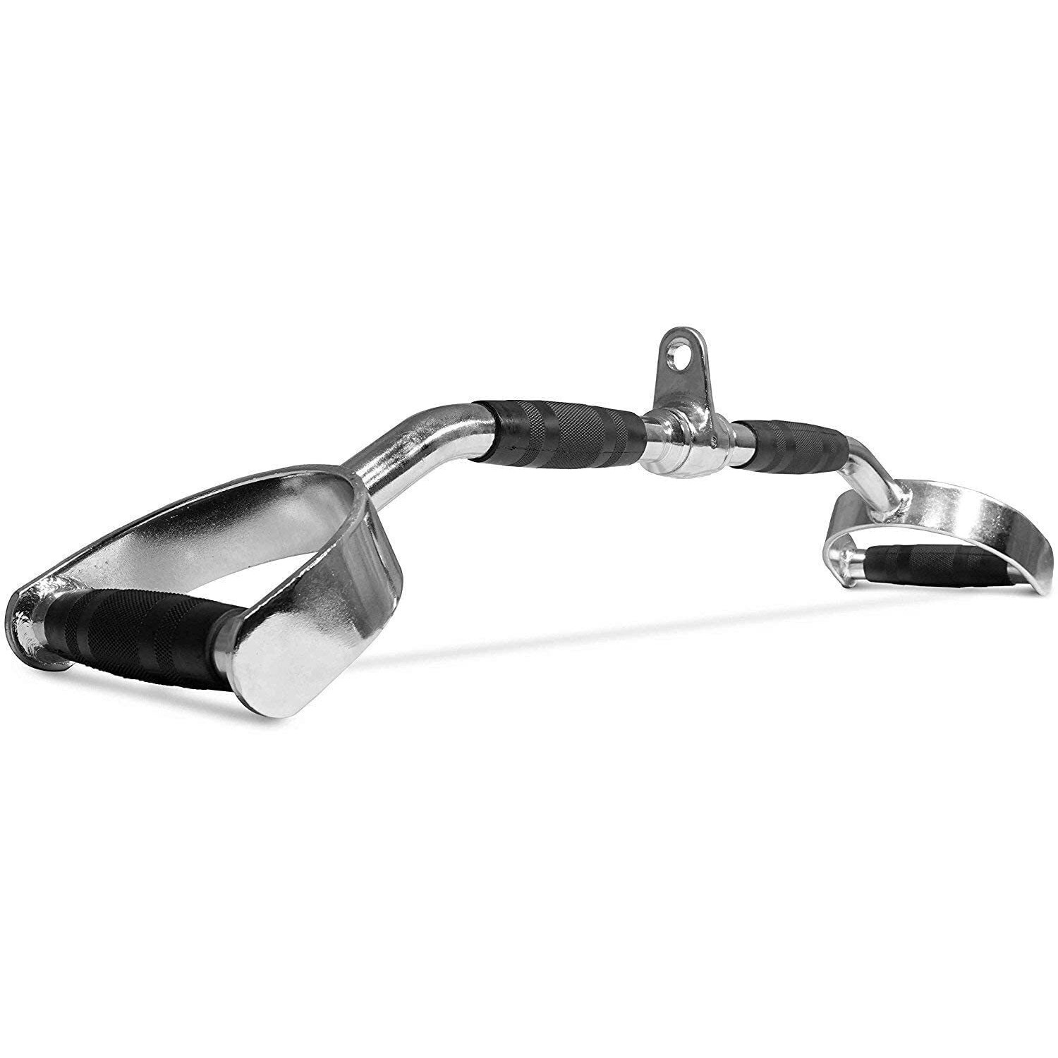 M ART D-Big Pulley Handle | Pro-Grip Big D LAT Gym Bar | Cambered Style Solid LAT Bar | 38 Inch