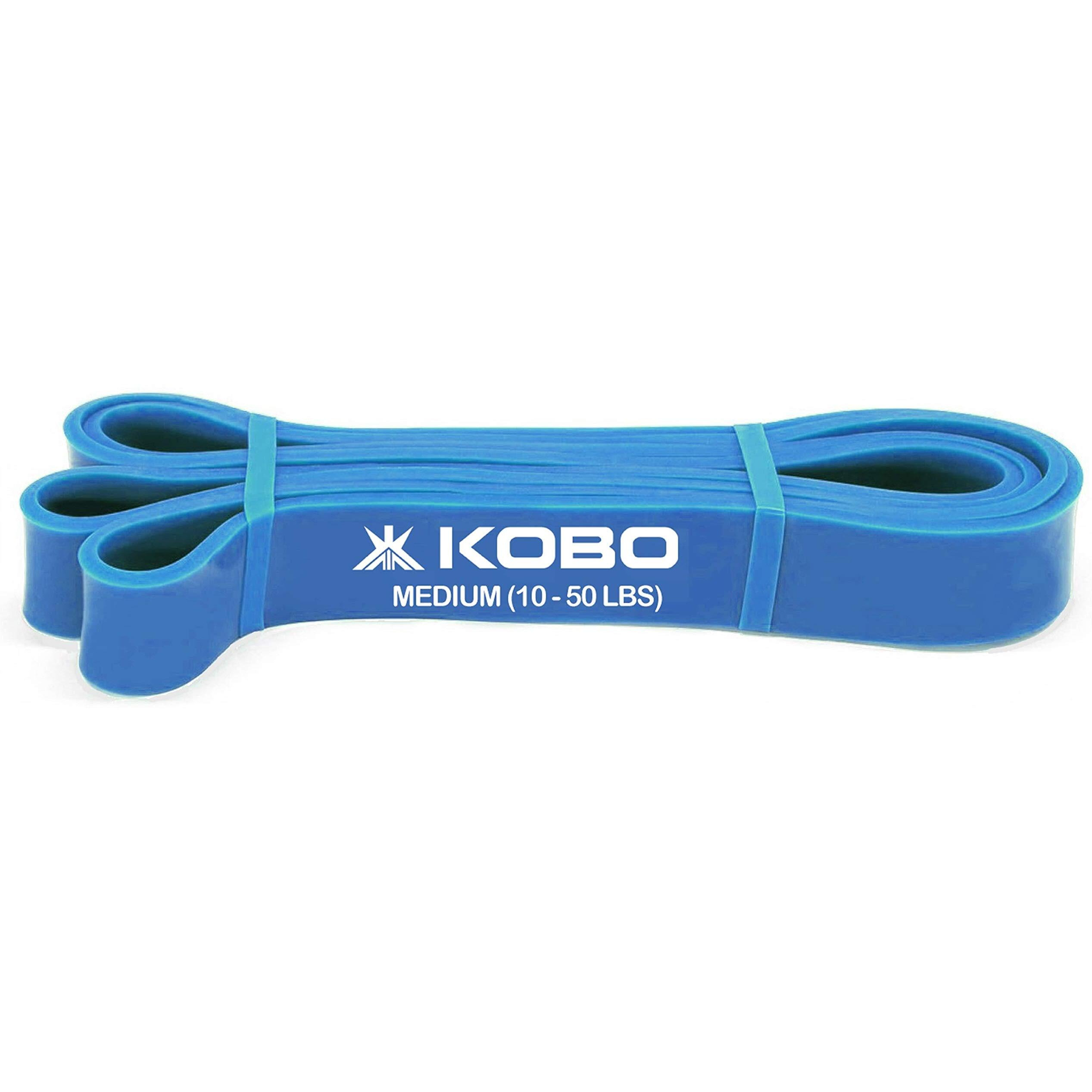 Kobo AC-39 Power Latex Exercise Bands (Blue)