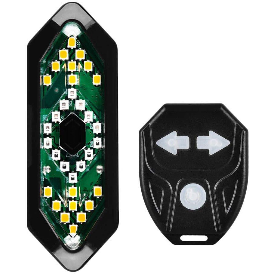 ZIGLY Bicycle Turn Signals Remote Control Indicator LED Rear Light USB Rechargeable Cycling Taillight- Bicycle Tail Light -Indicator Light Cycle