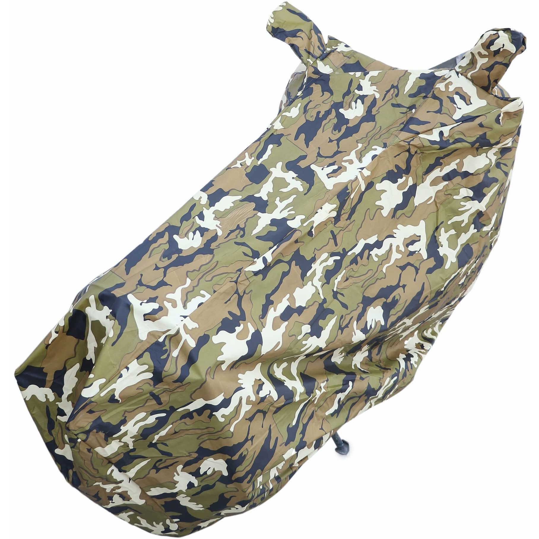 Autofact Universal Waterproof Bike Cover Compatible with All Bike Models Upto Length 2040 mm | Mirror Pockets | Windproof Design | Full Length Body Cover| UV Protection |Jungle Green Color
