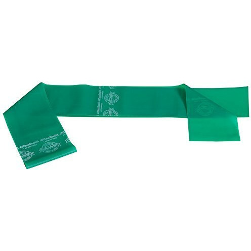 Theraband Heavy Resistance Latex Free Exercise Band 4 Feet(Length) x 4 Inches(Width) Green