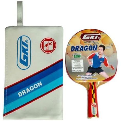 GKI Belbot Wood Table Tennis Racquet, Multicolor