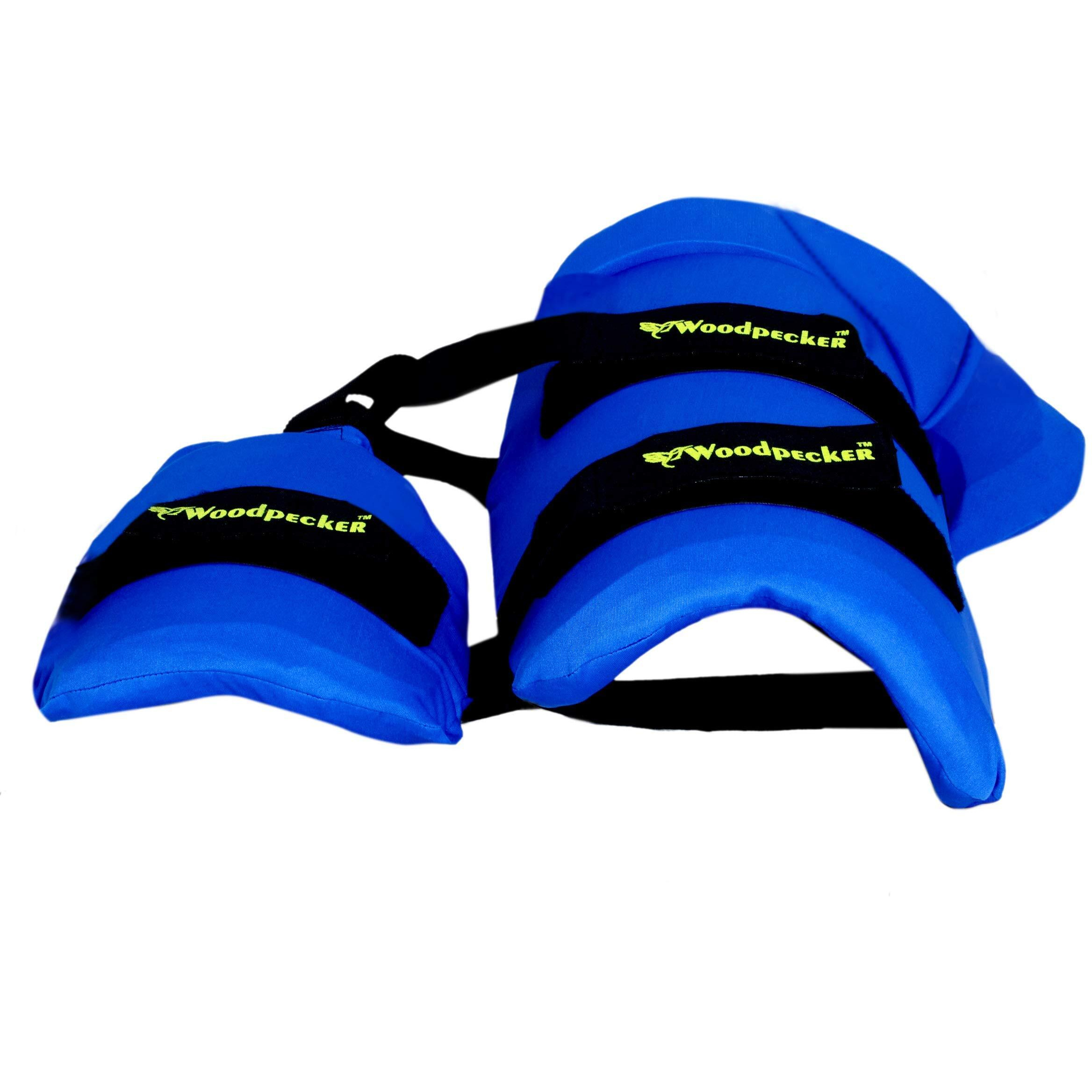 Woodpecker Right Hand Thigh Guard for Cricket (Blue, Medium)