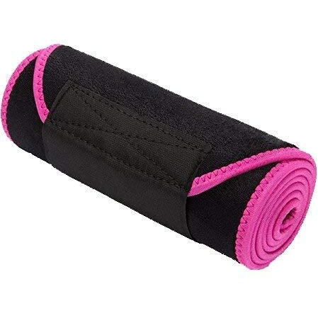 BRITSPEAR Men s and Women s Waist Trimmer Slimming Neoprene Ab Belt Trainer for Faster Weight Loss Fat Burner Wrap after delivery Tummy Control Belly Tummy Yoga Wrap Exercise Body Slim Look Belt (PINK)
