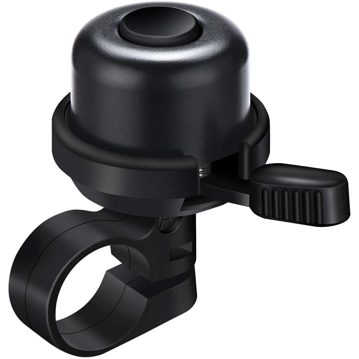 RIANZ Bicycle Cycle Bell Copper Mini, Clearer Louder Longer Tone Horn for Cycling (Black - Pack of 1)