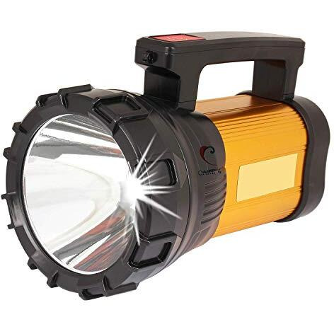 Care 4 Plastic LED Torch Light, Black, Pack of 1 Torch, 1 Charger, 1 Belt