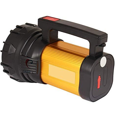 Care 4 Plastic LED Torch Light, Black, Pack of 1 Torch, 1 Charger, 1 Belt