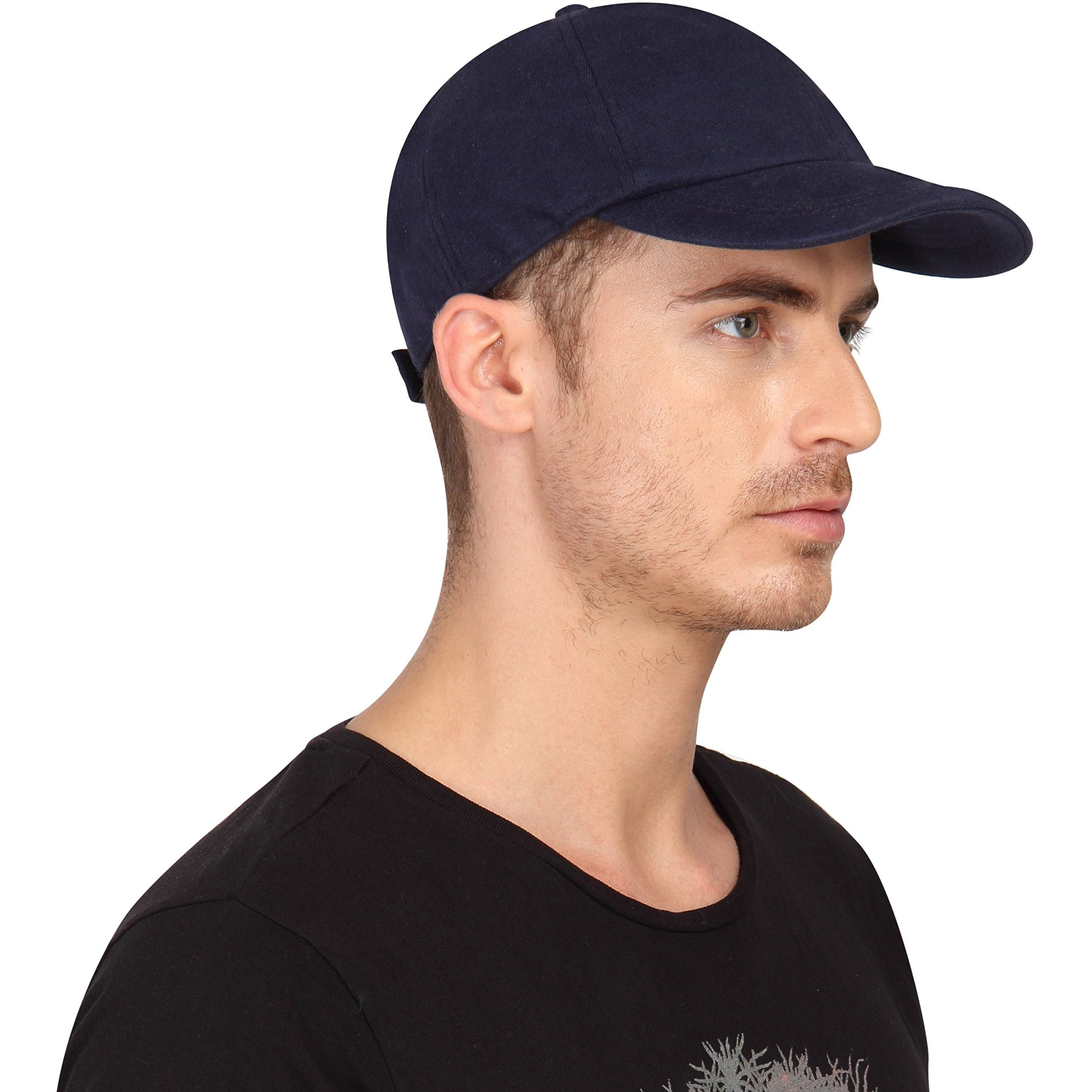 FabSeasons Cotton Unisex Adjustable Size Cap(Blue)