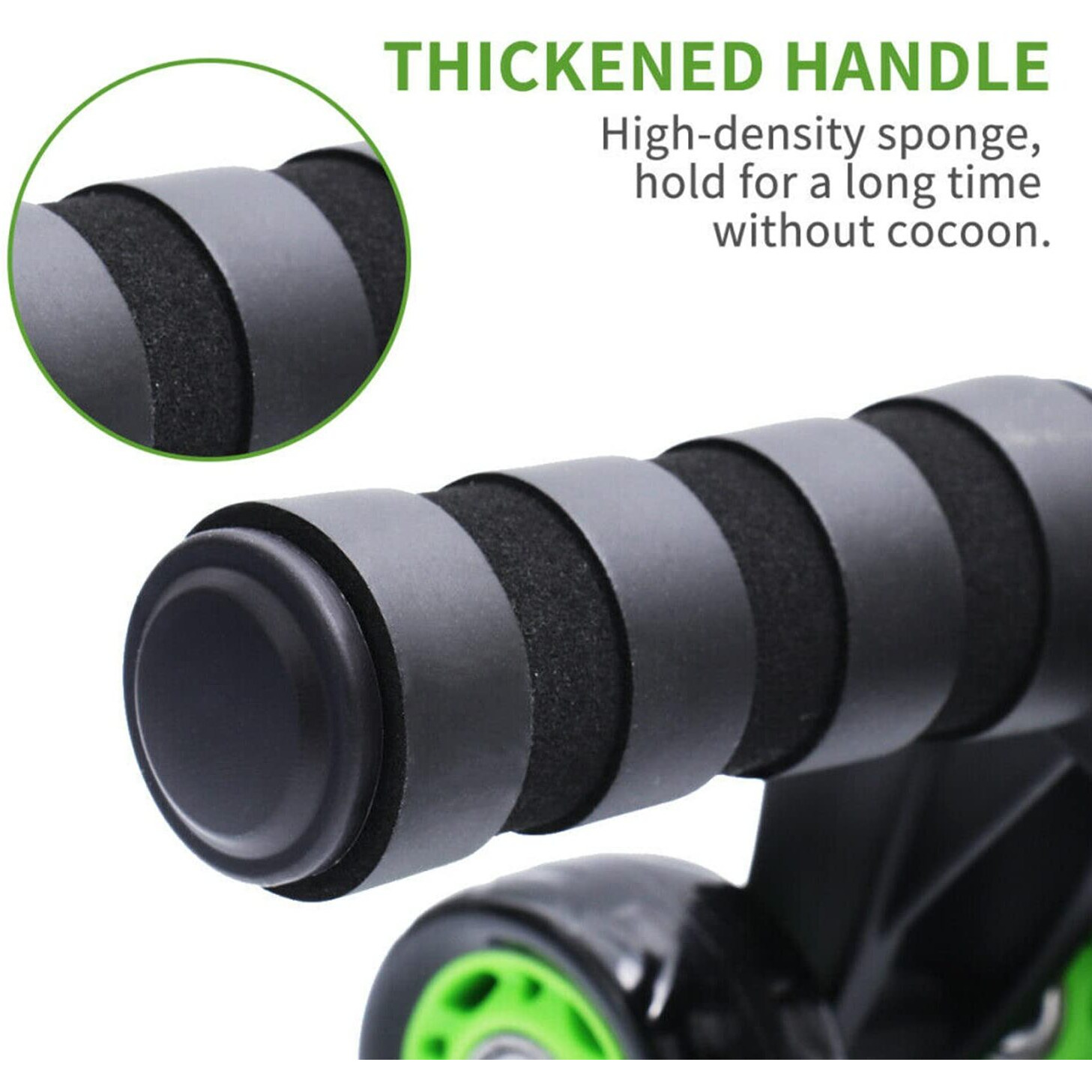 FirstFit Premium Abdominal Ab Roller with 4 Wheel Exercise Equipment for Workout with Knee Pad Mat - Multicolor