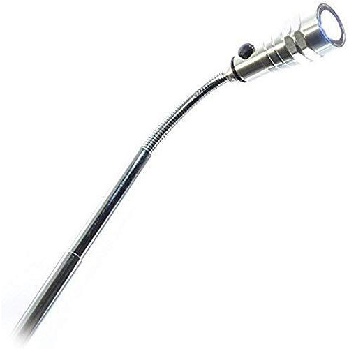 Instakart Metal Telescoping 3 Led Torch Flashlight Flexible Magnetic Pick Up Tool Lamp Pen Light