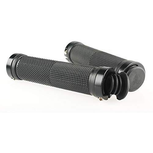 FASTPED Pair Cycling Lock-on Anti-Slip Bicycle Handlebar Handle Grip for MTB Black Handle Grip for Cycle - Non-Slip and Firm, Handles Grips for Beach Cruiser Razor Scooter BMX MTB