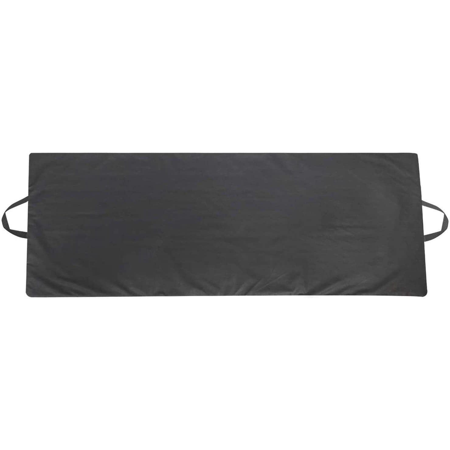 Olivio PU Leather Yoga Mat | 10mm Extra Thick Yoga Mat Exercise, Fitness & Meditation with Carrying Strap for Men & Women - Black