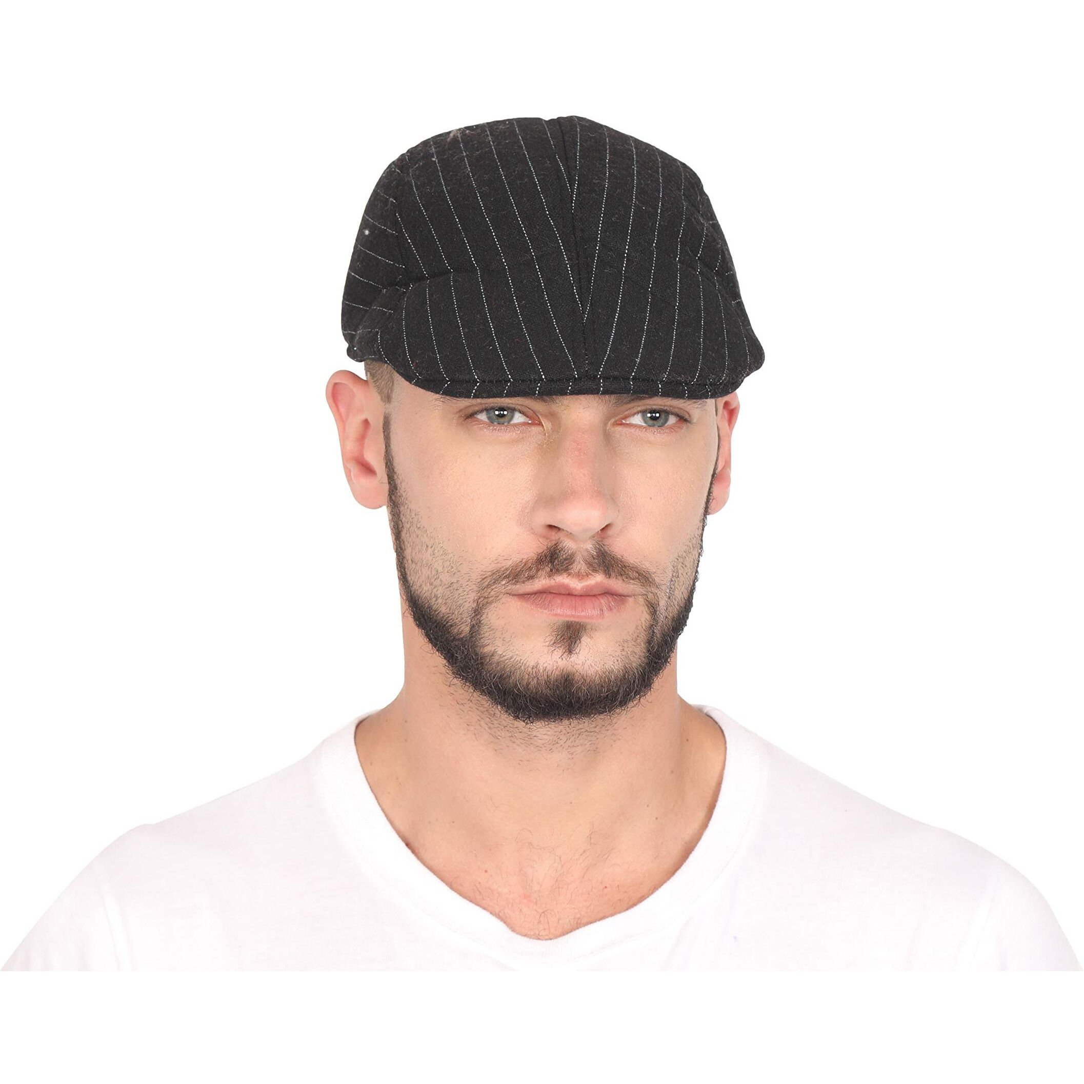 FabSeasons Striped Polyester Golf Cap Black