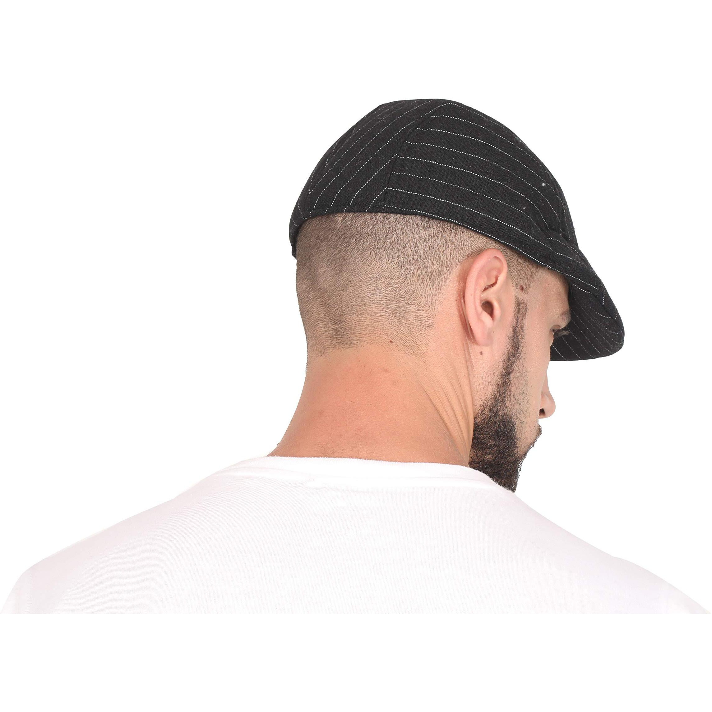FabSeasons Striped Polyester Golf Cap Black
