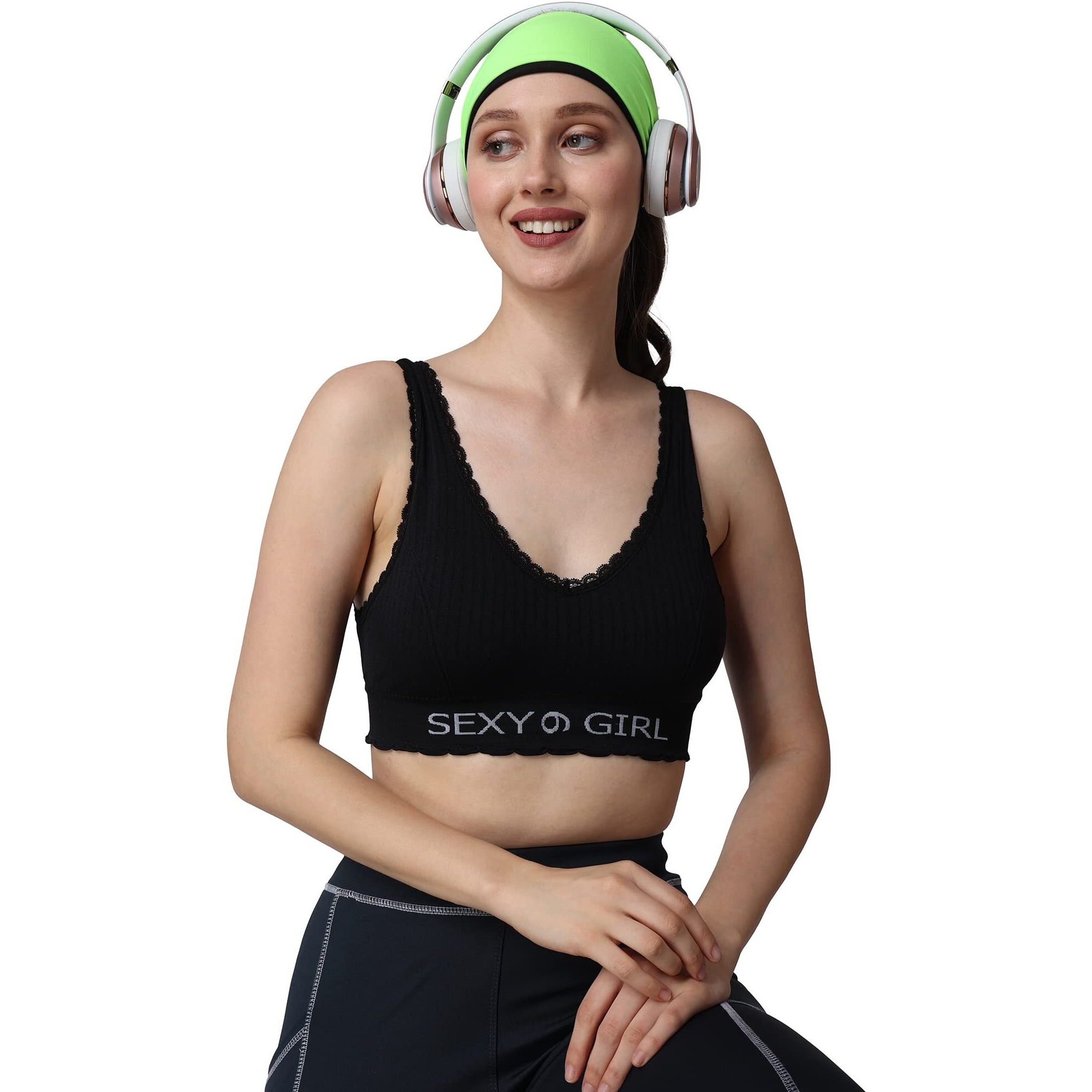 PAROPKAR Sports Headbands for Men and Women (4 Pack) - Lightweight Sweat Band Moisture Wicking Workout Sweatbands for Running Cross Training Cricket Gym Yoga and Bike - Unisex Hairband