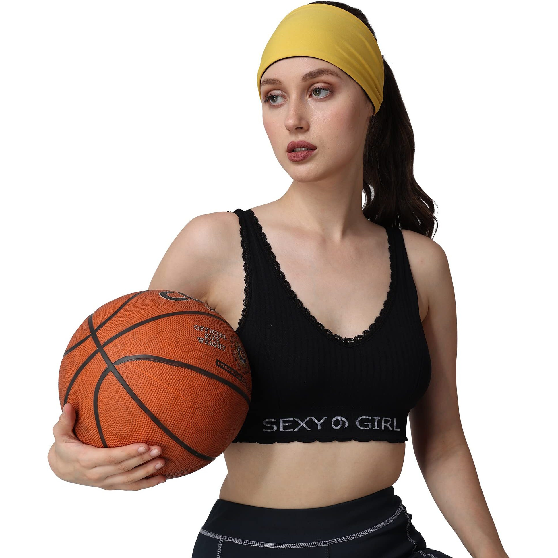 PAROPKAR Sports Headbands for Men and Women (4 Pack) - Lightweight Sweat Band Moisture Wicking Workout Sweatbands for Running Cross Training Cricket Gym Yoga and Bike - Unisex Hairband