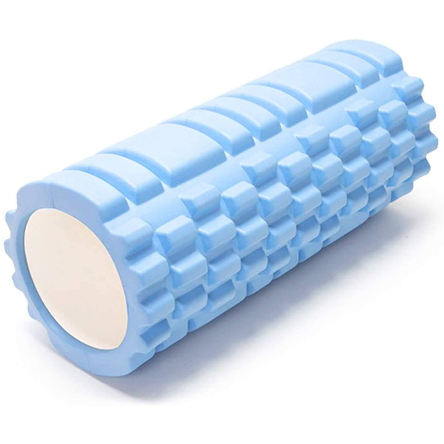 Bodylastics Foam Roller for Deep Tissue Massage, Relief from Sore Muscles Pain, Pre & Post Exercise Fitness Workout Sessions (45 cms, Cobalt)