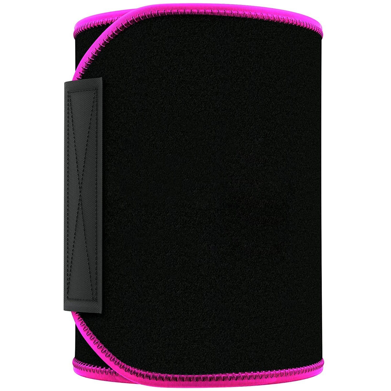 LEOPAX Neoprene Ab Trainer Waist Support Belt, Stomach Back Exercise Tummy Body Wrap for Men & Women - Pink (Size - 117CM)