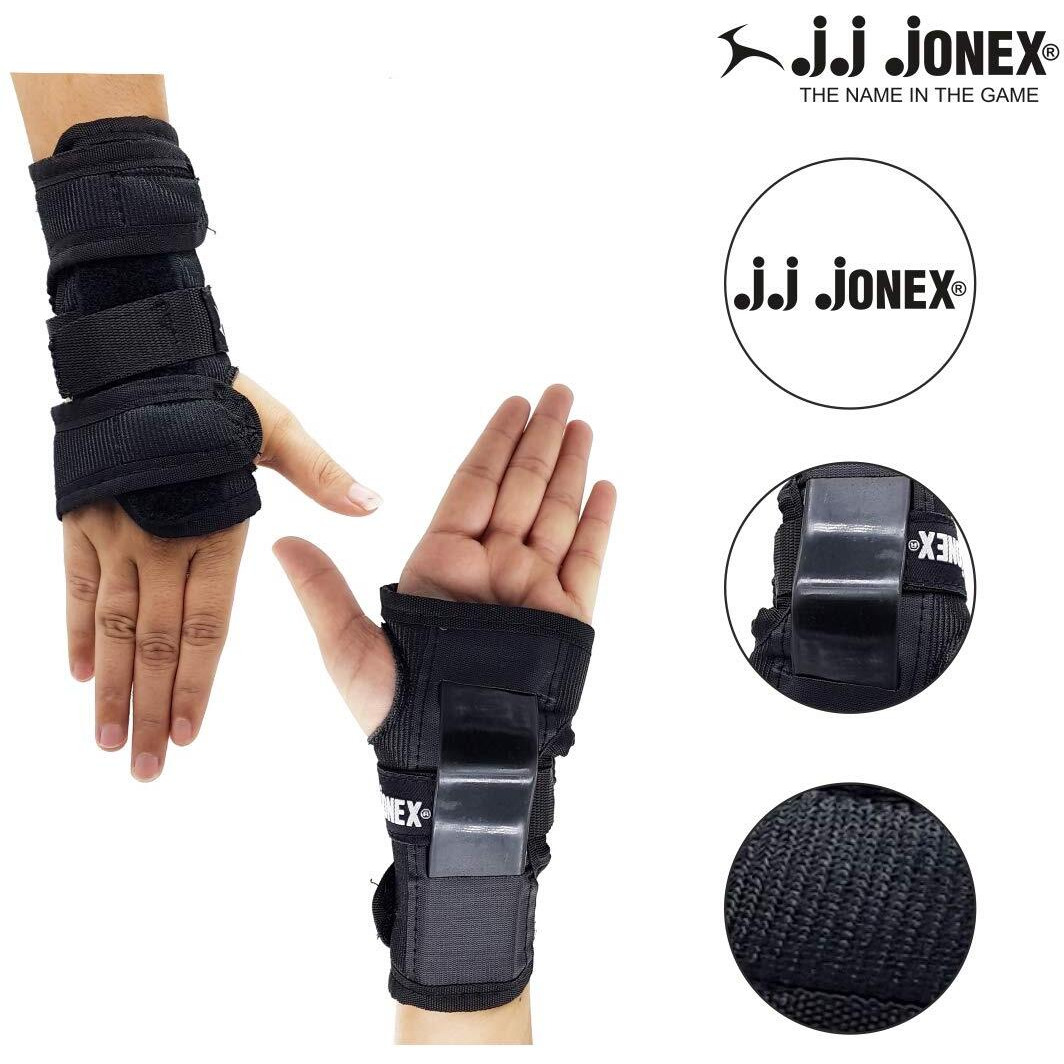 JJ JONEX Protective Set Skating and Cycling for Age 8 to 11 Years Skating Guard Combo (Medium, Green Full) (MYC)