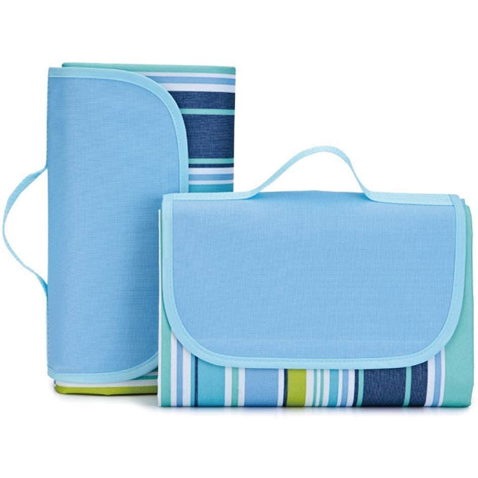 LNT Polyester Extra Large Size Beach Outdoor Portable And Foldable Picnic Square Mat Camping & Hiking Waterproof Sleeping Mat Rug For Big Size Family Picnic Mat, 180 Cm, 150 Cm,Multicolor