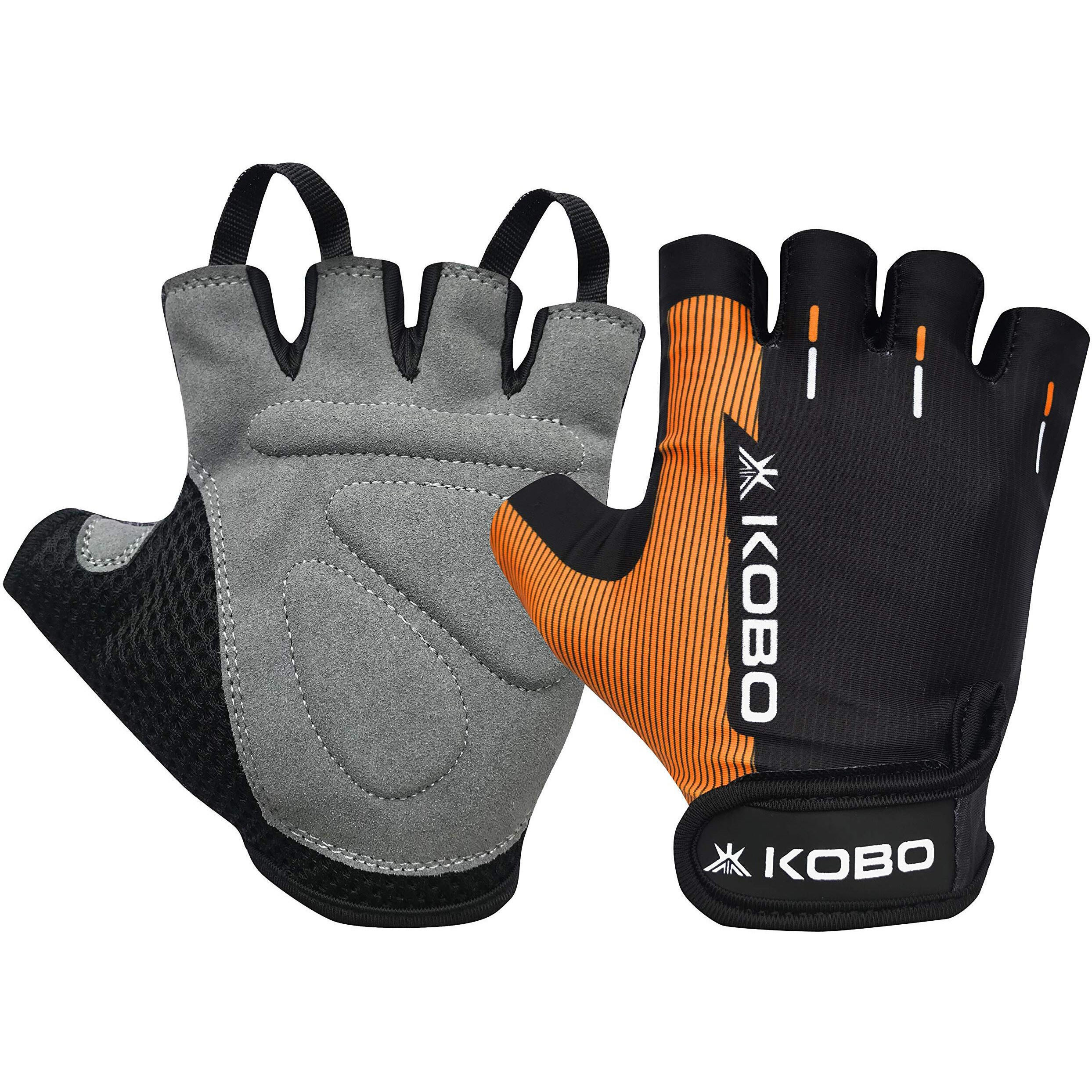 Kobo WTG-27-SMALL Lycra-Spandex Weight Lifting Gym GlovesSmall (Multicolour)