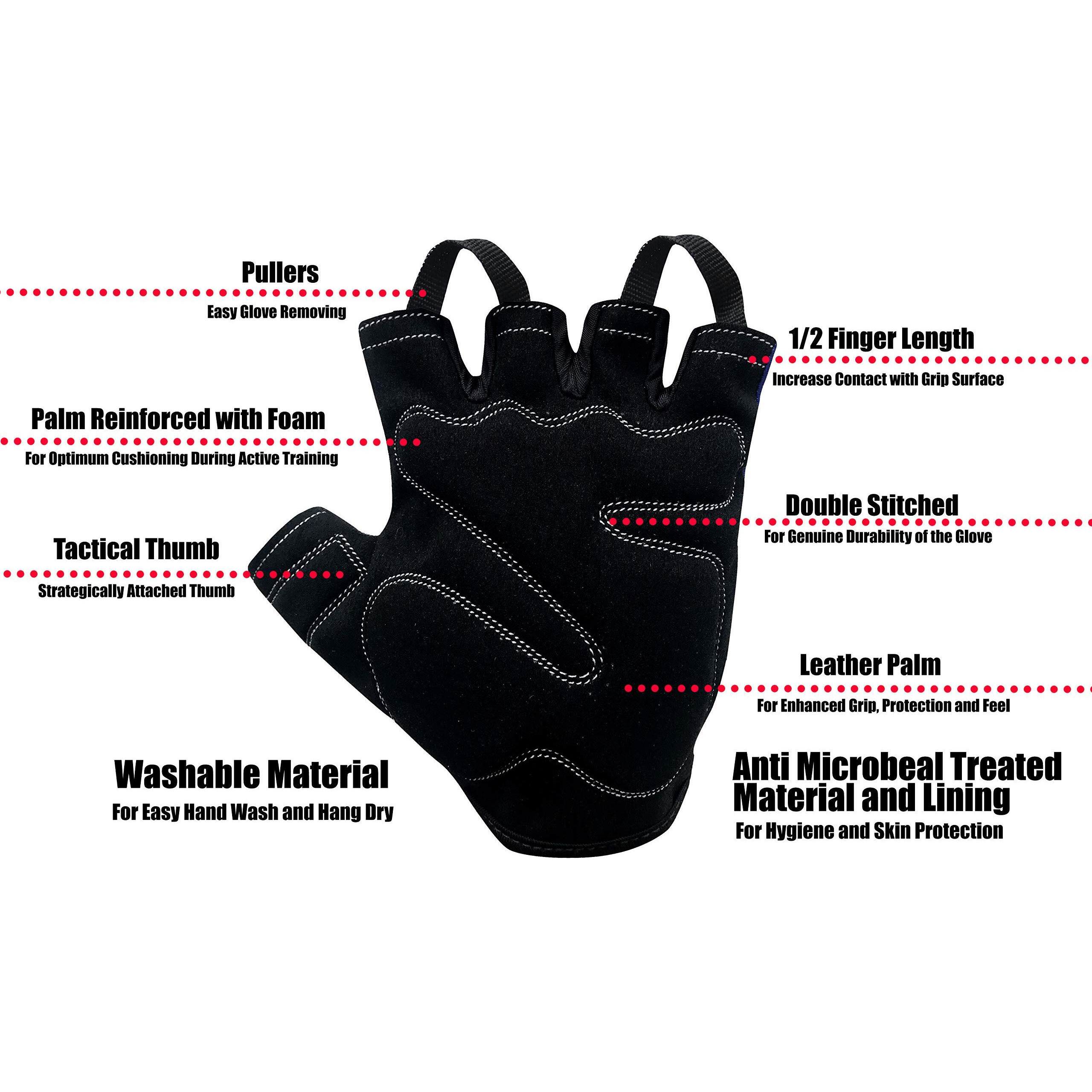 Kobo WTG-26-SMALL Hand Protector for Fitness Training, Small (Multi Colour)