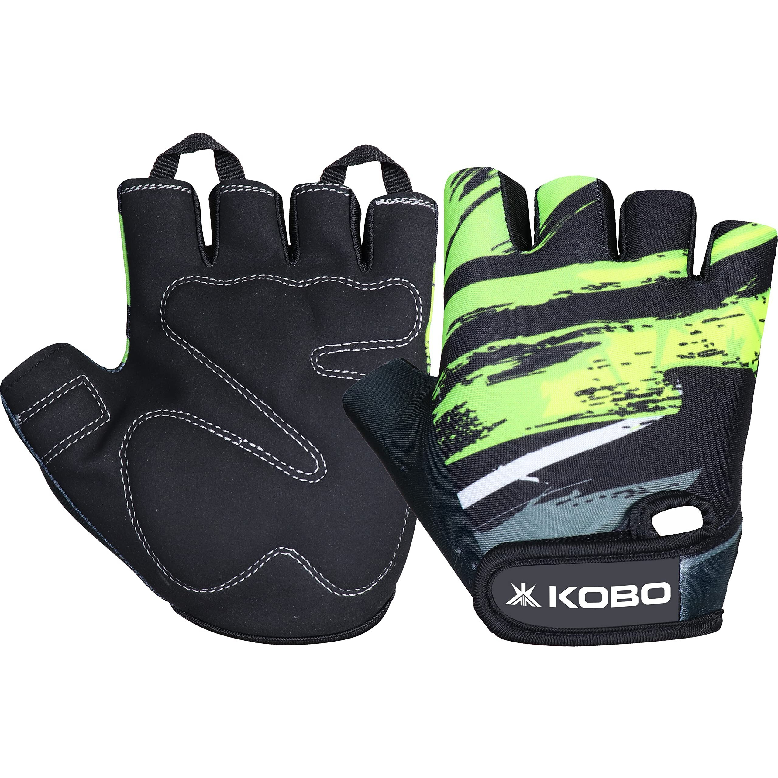 Kobo WTG-66 Weight Lifting Gym Gloves Hand Protector for Fitness Training
