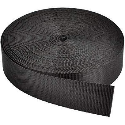 Packard 10 Meter Nylon Canvas Webbing 1-inch Wide for Collars, Leashes, Diving Gear, Sports Gear, Bag Belt, Hiking (10 Meter)