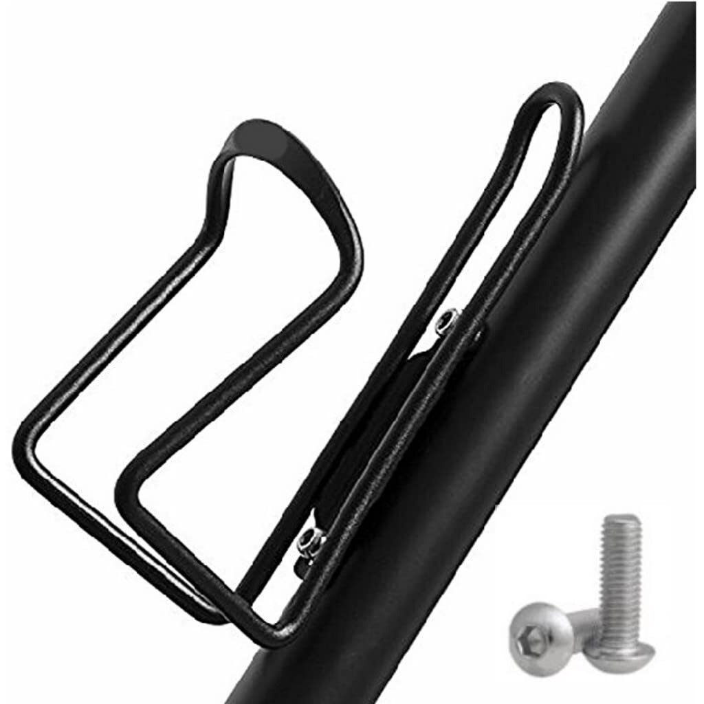 FASTPED  Aluminum Portable Drinking Cup Water Bottle Cage Holder Carrier Bracket Stand for Cycle (BLACK)