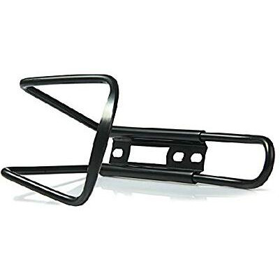 FASTPED  Aluminum Portable Drinking Cup Water Bottle Cage Holder Carrier Bracket Stand for Cycle (BLACK)