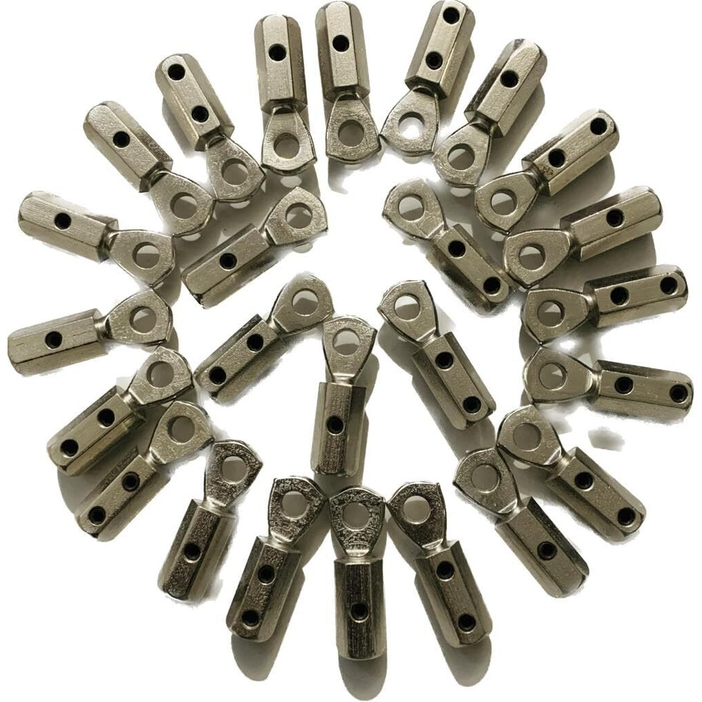 M ART Gym Wire Lock Solid and Heavy L-Key STANDERED Size(Pack of 32).