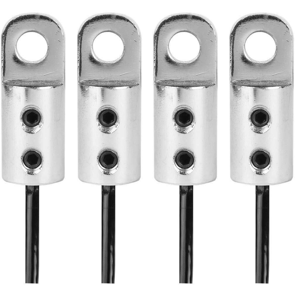 M ART Gym Wire Lock Solid and Heavy L-Key STANDERED Size(Pack of 32).