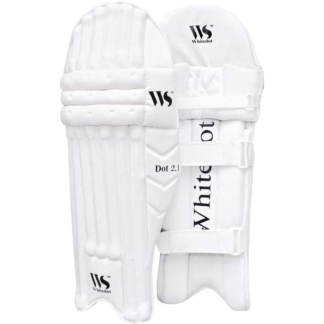 Whitedot Dot 2.1 Pu New Cricket Batting Pad (Mens Large, White for Left Hand)