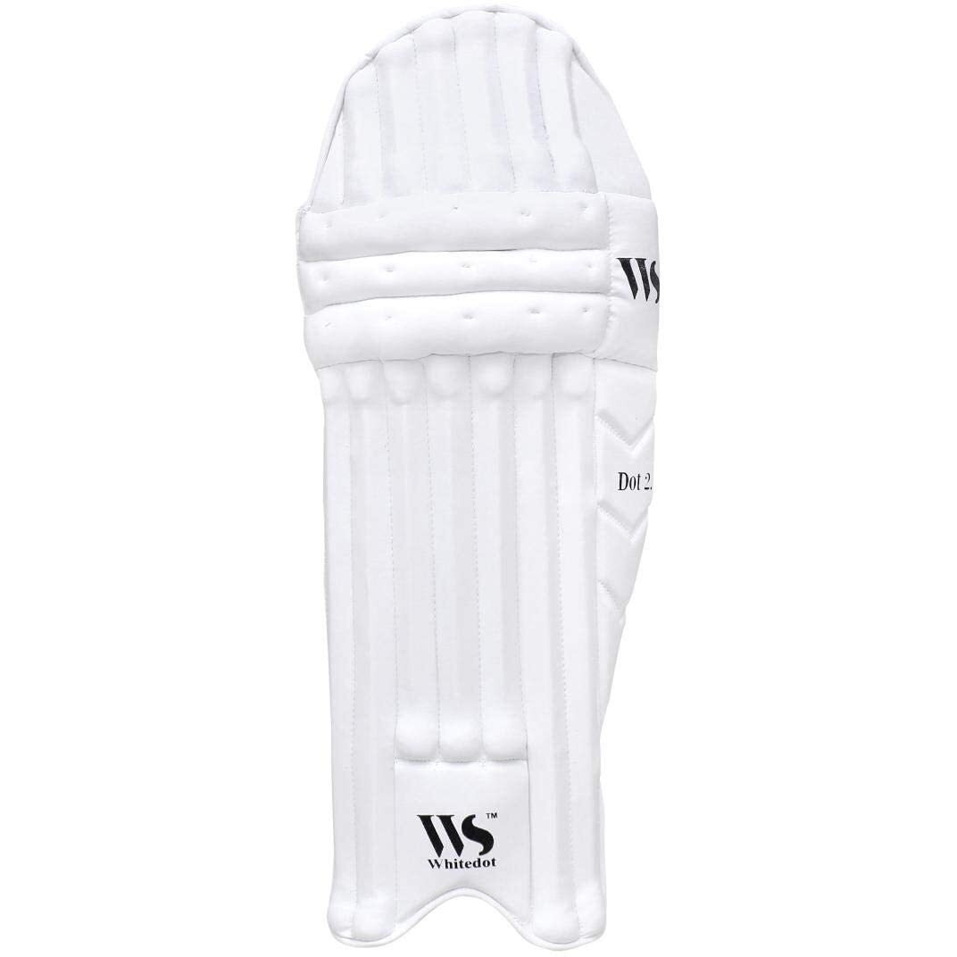 Whitedot Dot 2.1 Pu New Cricket Batting Pad (Mens Large, White for Left Hand)