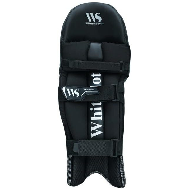 Whitedot Dot 2.1 Pu New Cricket Batting Pad (Youth Medium, Black for Left Hand)