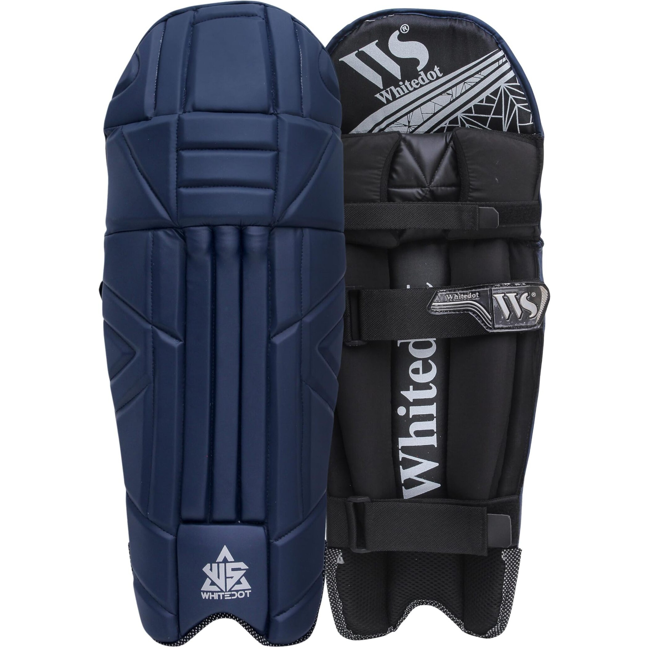 WHITEDOT SPORTS Levlon Albatross Leather Cricket Batting Pad, Suitable for Mens Left Hand