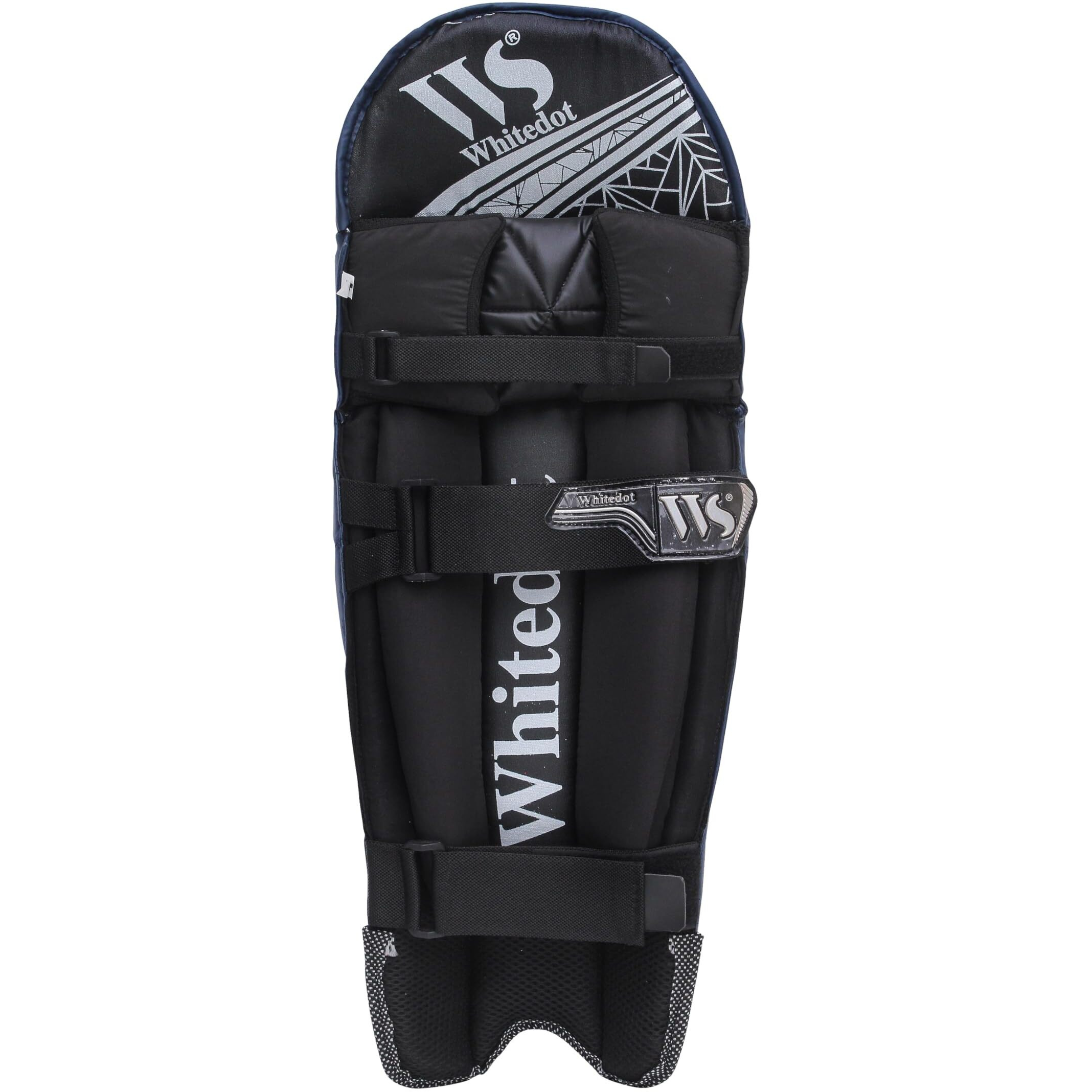 WHITEDOT SPORTS Levlon Albatross Leather Cricket Batting Pad, Suitable for Mens Left Hand