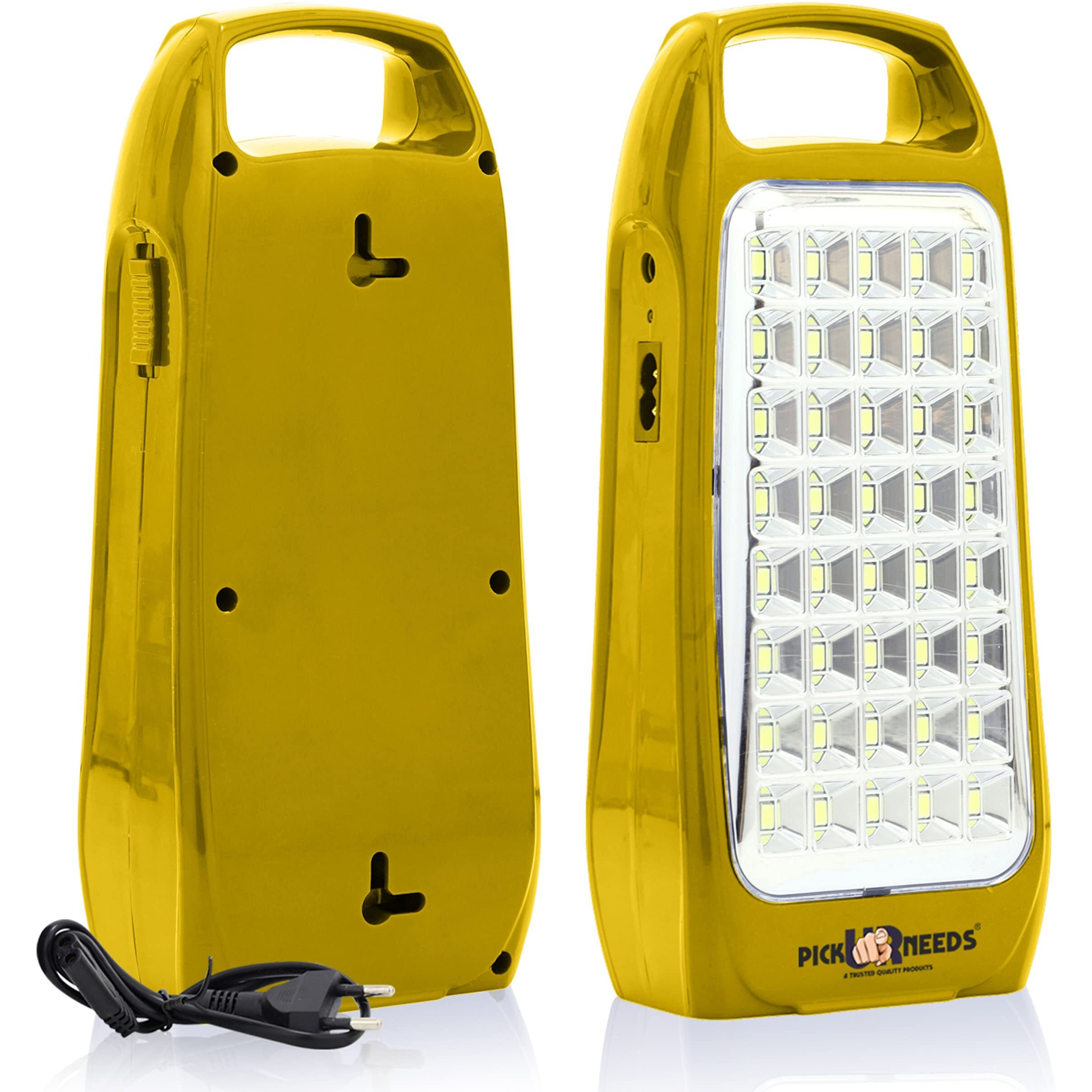 Pick Ur Needs Home Emergency Light Rechargeable & Portable Bright 40 SMD LED Lantern Lamp (Led Yellow)