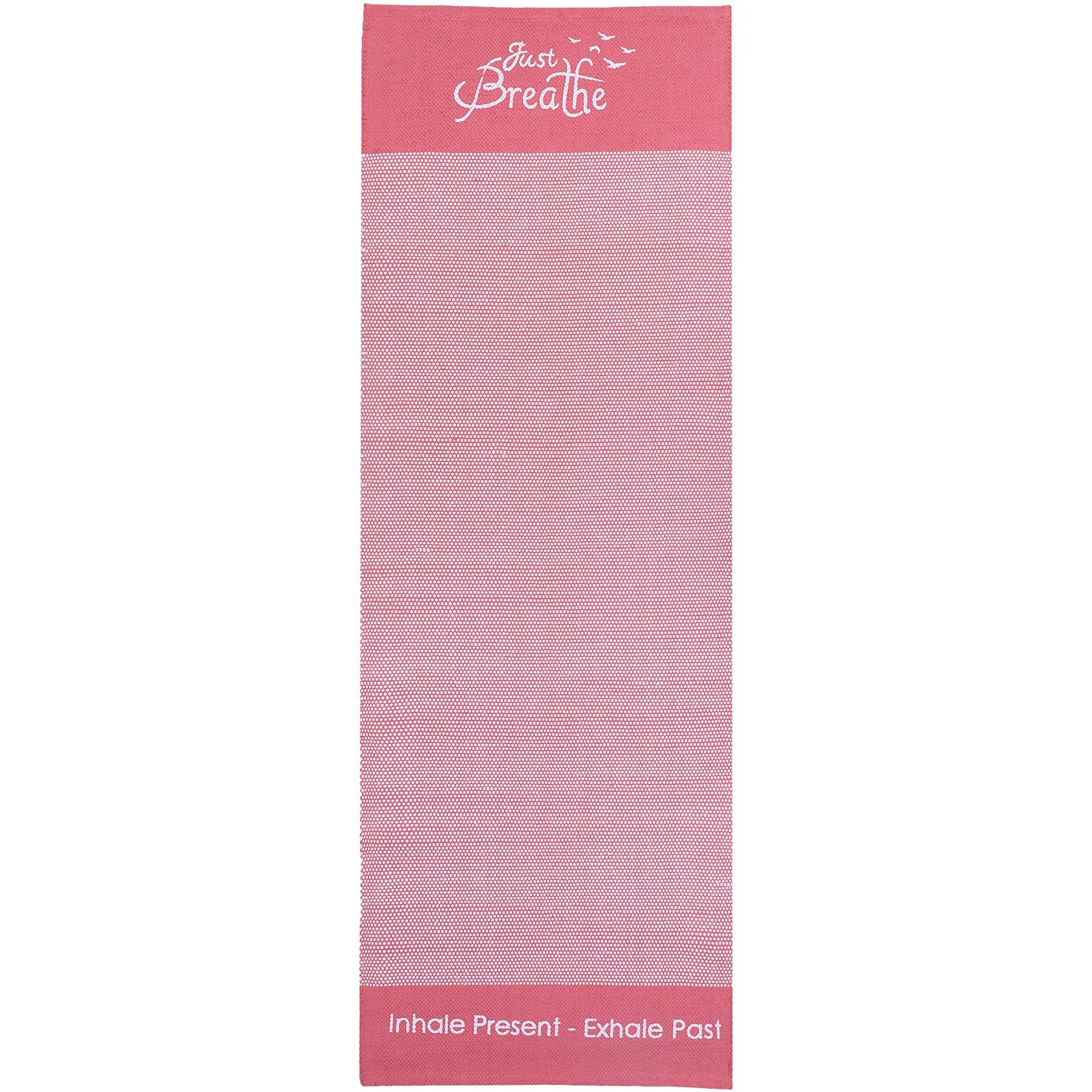 arka Premium Just Breathe Cotton Yoga Mat Non Slip Washable Natural 4mm | Yoga Mat for Women and Men | Cotton Yoga Mat | Yoga Mat | Yoga Mat for Men | Exercise Mat for Home Workout, Outdoors, Yoga, Fitness Eco Friendly Non Slip Anti Skid Gym Workout Yoga Mat for Women 4mm Thick Meditation and Exercise Cotton Yoga Mat